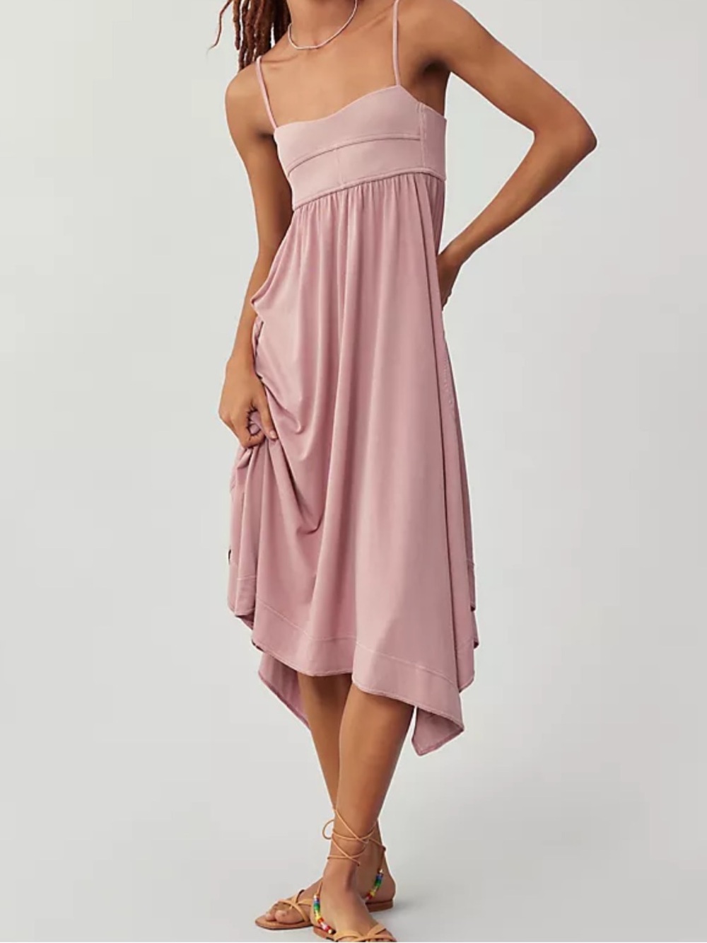 Daily Practise by Anthropologie blush colored dress. NWT. Large